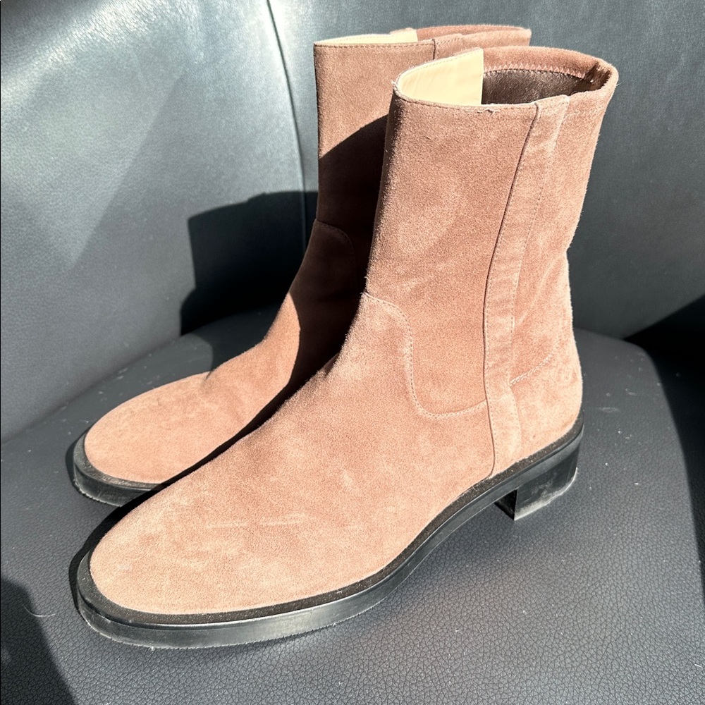Stuart Weitzman Sadie Ankle Suede Boots